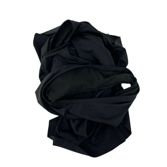 Black Off The Shoulder Ruffle One Piece Swimsuit Francescas Womens Size Small - Picture 7 of 7